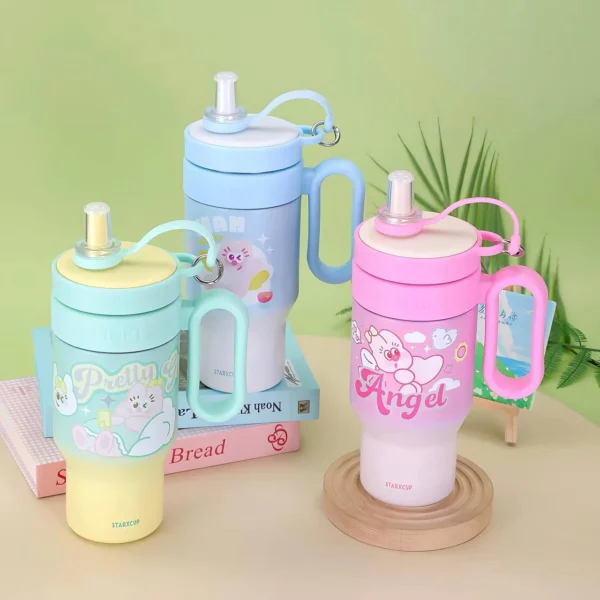 Pretty Angel Tumbler – 304 Stainless Steel Insulated Water Cup