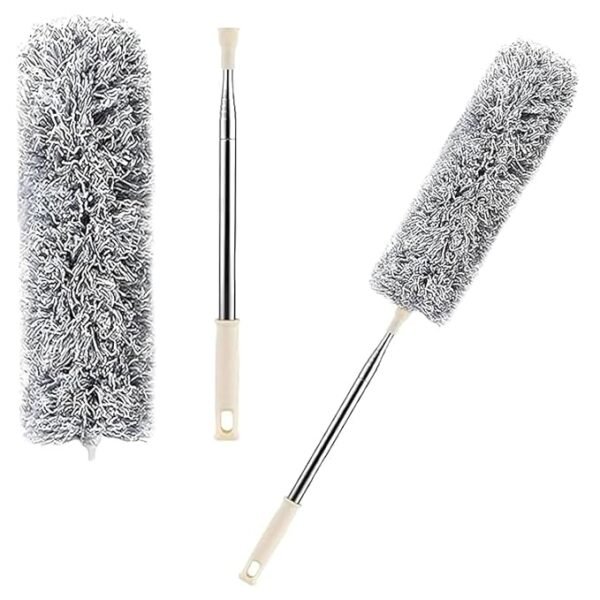 Extendable Microfiber Duster – Bendable & Washable, Reaches Up to 100 Inches