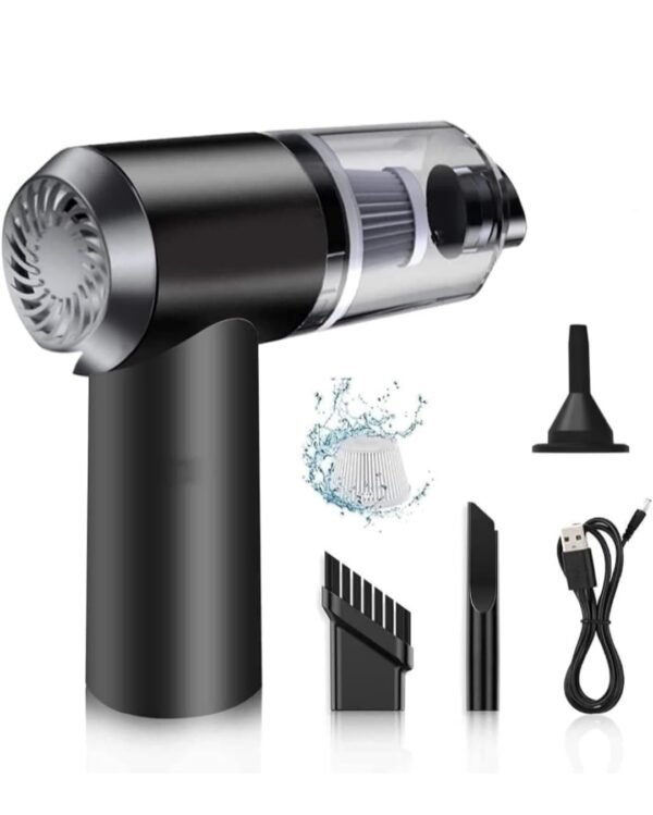 3-in-1 Car Vacuum Cleaner – Cordless, Rechargeable & Multi-Purpose